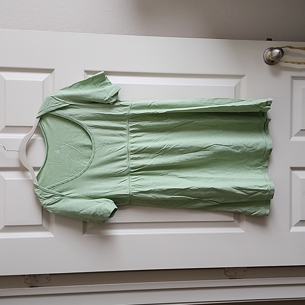 Vintage Aerie green striped baby doll sleep dress